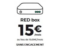 Showroomprive: Abonnement Internet RED Box à 15€/mois sans engagement ni condition de durée