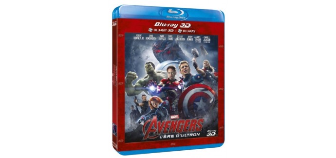 Amazon: Combo Blu-ray 3D + Blu-ray 2D Avengers : L'ère d'Ultron à 10,96€