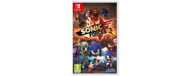 Base.com: Sonic Forces sur Nintendo Switch en précommande à 37,45€ au lieu de 45,59€