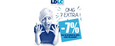 LDLC: 7% de remise supplémentaire sur l'article le plus cher de votre panier