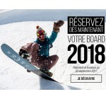 Glisshop: 1 snowboad + fix 2018 ou 1 pack snow acheté = 1 housse de transport offerte