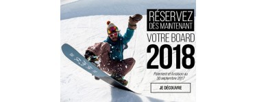 Glisshop: 1 snowboad + fix 2018 ou 1 pack snow acheté = 1 housse de transport offerte