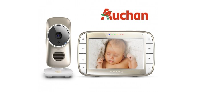 Auchan: Babyphone vidéo Motorola MBP845 wifi à 189,90€ au lieu de 289,90€