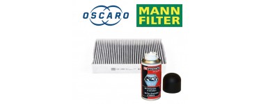 Oscaro: 1 filtre d'habitacle Mann-Filter acheté = 1 nettoyant climatisation FACOM à 1€