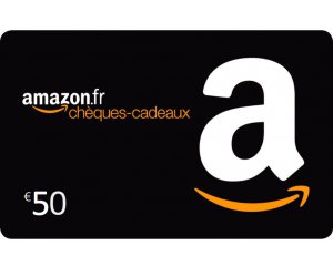 Amazon: Recevez 10€ pour l'achat d'un chèque cadeau d'une valeur de 50€