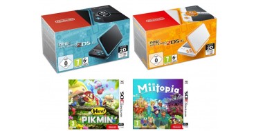 Auchan: New Nintendo 2DS XL + le jeu Hey ! Pikmin 3DS ou Miitopia à 159,99€ 