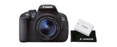 Fnac: Reflex Canon EOS 700D + Objectif Canon 18-55 + 2e Batterie + Tissu à 499,99€