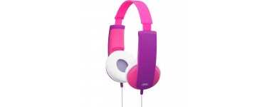Amazon: Casque audio pour enfant JVC HA-KD5-P-E Tinyphones Rose/Violet à 12,99€