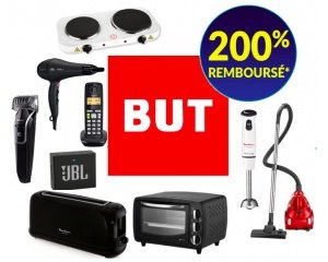 BUT: Sélection de produits jusqu'à 200% remboursés en 3 bons d'achat valable sans minimum