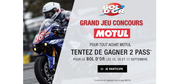 Motoblouz: 2 pass pour la course moto du Bol d'Or du 15 au 17 septembre 2017 à gagner