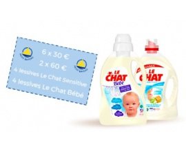 AuFeminin: 300€ de chèques cadeaux Petit Bateau et 8 flacons de lessive Le Chat à gagner