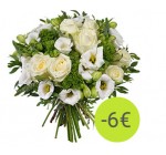 Aquarelle: Le bouquet de saison blanc et vert à -6 €