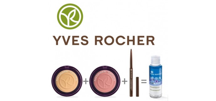 Yves Rocher: 3 produits maquillage regard + démaquillant OFFERT + livraison GRATUITE pour 15€