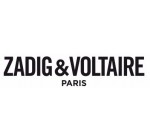 Galeries Lafayette: -15% supplémentaires dès 2 articles de la marque Zadig & Voltaire soldés achetés
