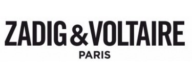 Galeries Lafayette: -15% supplémentaires dès 2 articles de la marque Zadig & Voltaire soldés achetés