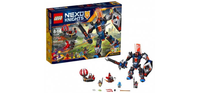 ToysRUs: Le robot du Chevalier noir LEGO NEXO KNIGHTS - 70326 à 16,50€