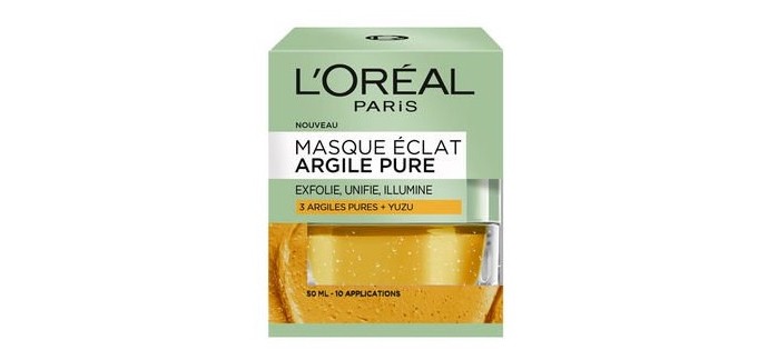 Beauté Test: 100 masques Eclat à l'argile pure de L'Oréal à tester