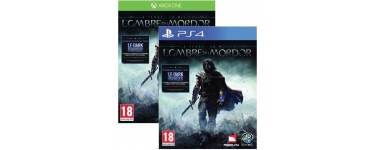 Cdiscount: La Terre du Milieu L'Ombre du Mordor à 9,99€ sur Xbox One ou 8,99€ sur PS4