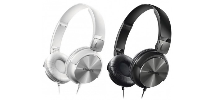 Cultura: Casque audio Philips SHL3160 Blanc/Chrome à 14,99€ ou Noir à 19,99€ 