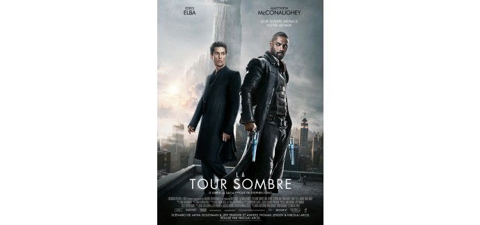 NRJ: 5 lots de 2 places de cinéma pour le film "La tour sombre" à gagner