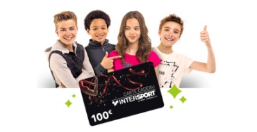 Intersport: 5000€ cartes cadeaux INTERSPORT à gagner