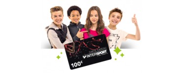 Intersport: 5000€ cartes cadeaux INTERSPORT à gagner