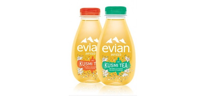 Kusmi Tea: 1 bouteille d'Evian infused x Kusmi au choix en cadeau dès 35€ d'achat