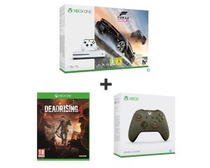 Auchan: Console Xbox One S 1To + Forza Horizon 3 + Dead rising 4 + 2e manette à 299,99€