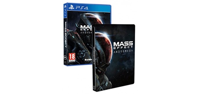 Amazon: Mass Effect : Andromeda + Steelbook sur PS4 ou Xbox One à 29,99€