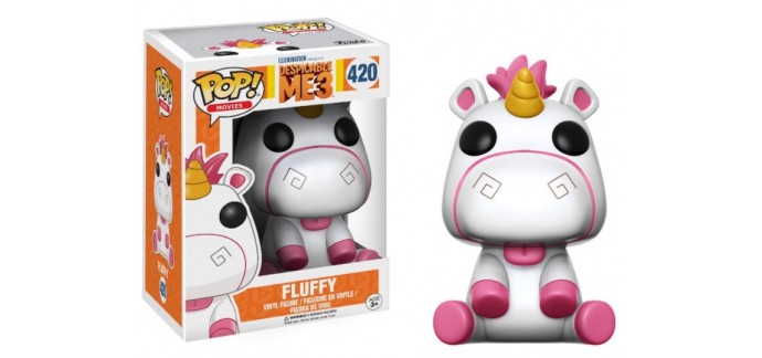 Amazon: Figurine Funko Licorne Fluffy de Moi, Moche et Méchant 3 à 7,77€