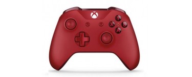 Amazon: Manette Xbox One Sans Fil Rouge à 40,73€