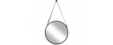 Westwing: Miroir rond Liz 60cm de diamètre en métal à 99€ au lieu de 195€