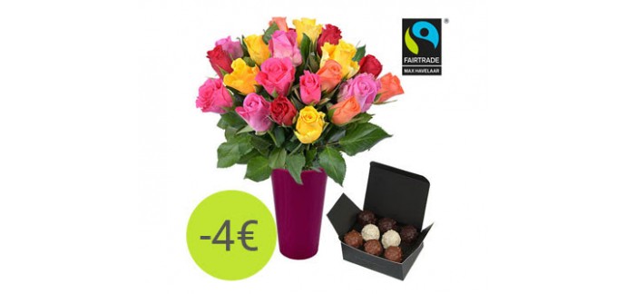 Aquarelle: Le bouquet multicolore + un vase + 16 rochers à 25 € au lieu de 29 €