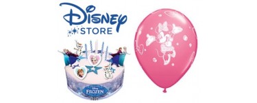Disney Store: 2 articles anniversaire et fête Disney achetés = le 3ème offert