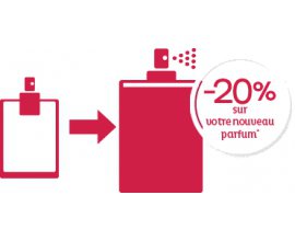 Nocibé: -20% sur l'achat d'un nouveau parfum en ramenant un flacon vide