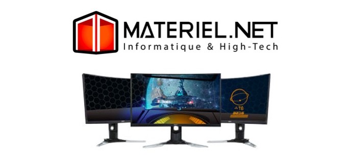 Materiel.net: 7% de remise sur tous les écrans PC