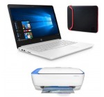 Cdiscount: PC Portable HP 15.6" - Windows10 - Intel Core i3 + Imprimante + Housse à 299,99€