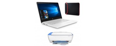 Cdiscount: PC Portable HP 15.6" - Windows10 - Intel Core i3 + Imprimante + Housse à 299,99€