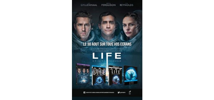 Journal du Geek: 14 Blu-ray ou DVD du film "Life - Origine Inconnue" à gagner
