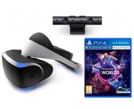 Base.com: Casque Playstation VR + le jeu VR Worlds + la caméra PS4 V2 à 239,50€