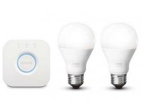 Amazon: Kit de démarrage Philips 2 ampoules Hue White E27 + pont de connexion à 39,99€