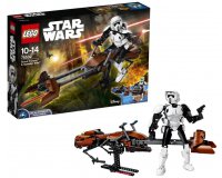 Amazon: Jeu de Construction LEGO Star Wars Scout Trooper & Speeder Bike (75532) à 35,50€