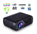 Fnac: Mini vidéoprojecteur portable LED 1000 Lumens HD Carte SD USB Noir à 99,99€