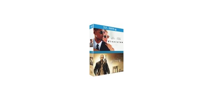 Fnac: Coffret Blu-ray Will Smith 2 films : Diversion et Je suis une Légende à 4,99€