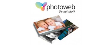 Photoweb: 30% de votre commande remboursés