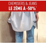 Pimkie: 50% de réduction sur le 2ème chemisier ou jeans acheté