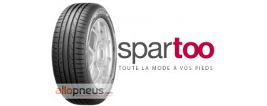 Allopneus: Jusqu'à 80€ offerts en avoir chez Spartoo pour l'achat de pneus auto Dunlop