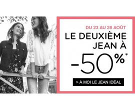Promod: 2 jeans collection Automne-Hiver 2017 achetés = -50% sur le moins cher