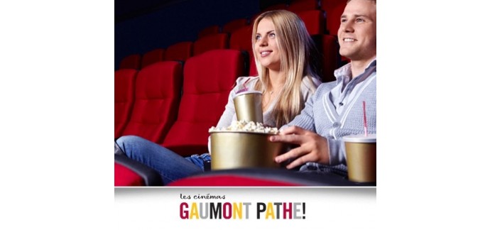 Groupon: 1 place de cinéma Gaumont et Pathé à 6,40€ valable jusqu'au 30 septembre