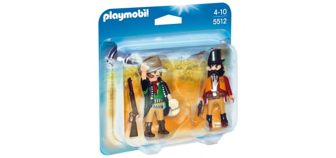 Avenue des Jeux: Le Duo Sherif et bandit offert dès 30€ d'achat de jeux Playmobil